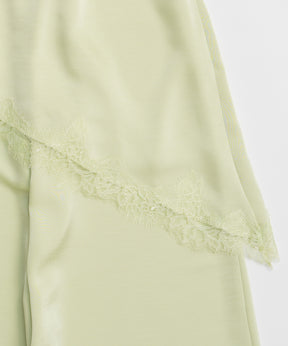 【PRE-ORDER】Wrap Satin Lace Pants
