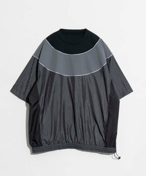 【SALE】プライムオーバー異素材コンビクルーネックTシャツ