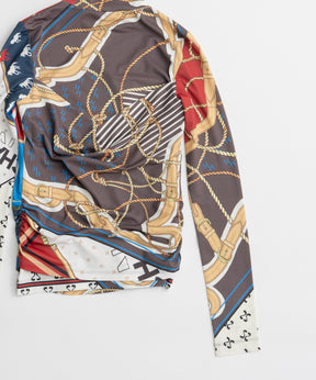 【26AUTUMN PRE-ORDER】CHAMBRE Scarf Top