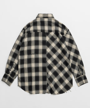 [24Autumn Pre-Order] Random Checkered Oversized Shirt