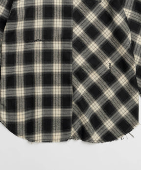 [24Autumn Pre-Order] Random Checkered Oversized Shirt