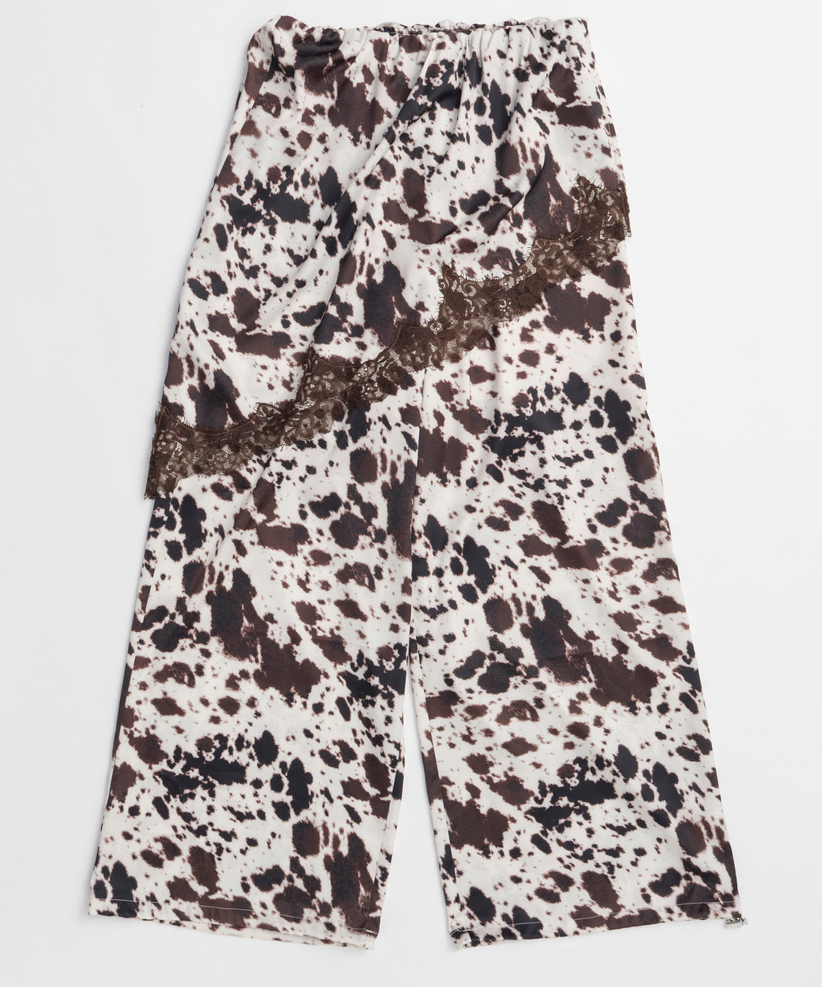 [2026Summer PRE-ORDER] Wrap Satin Lace Pants