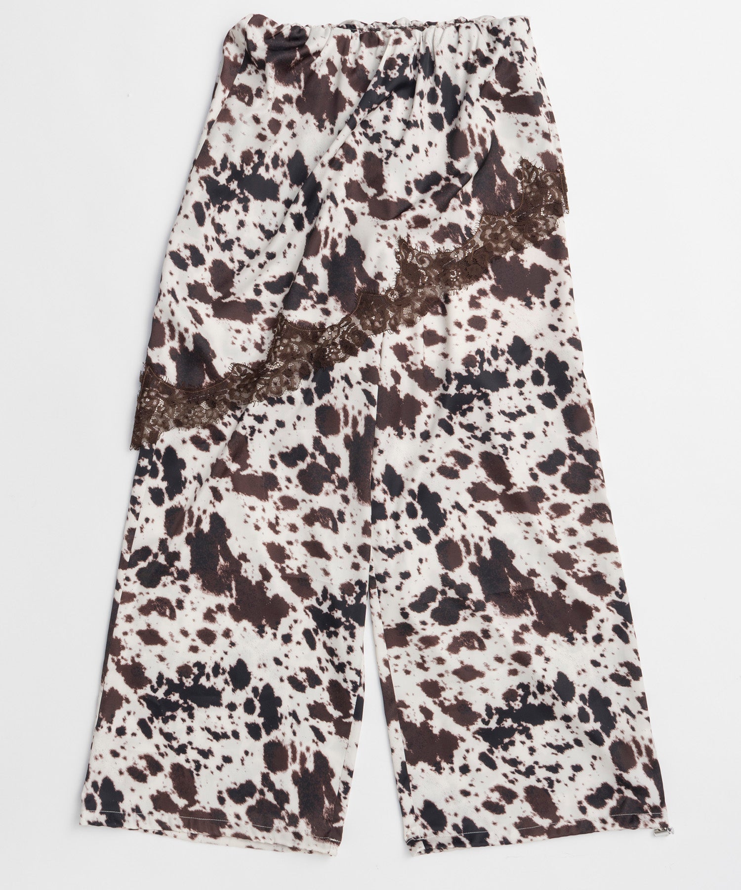 【PRE-ORDER】Wrap Satin Lace Pants