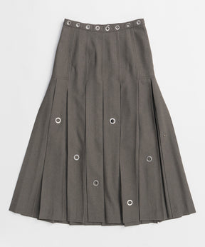 [2026Summer PRE-ORDER] Eyelet Pleated Skirt