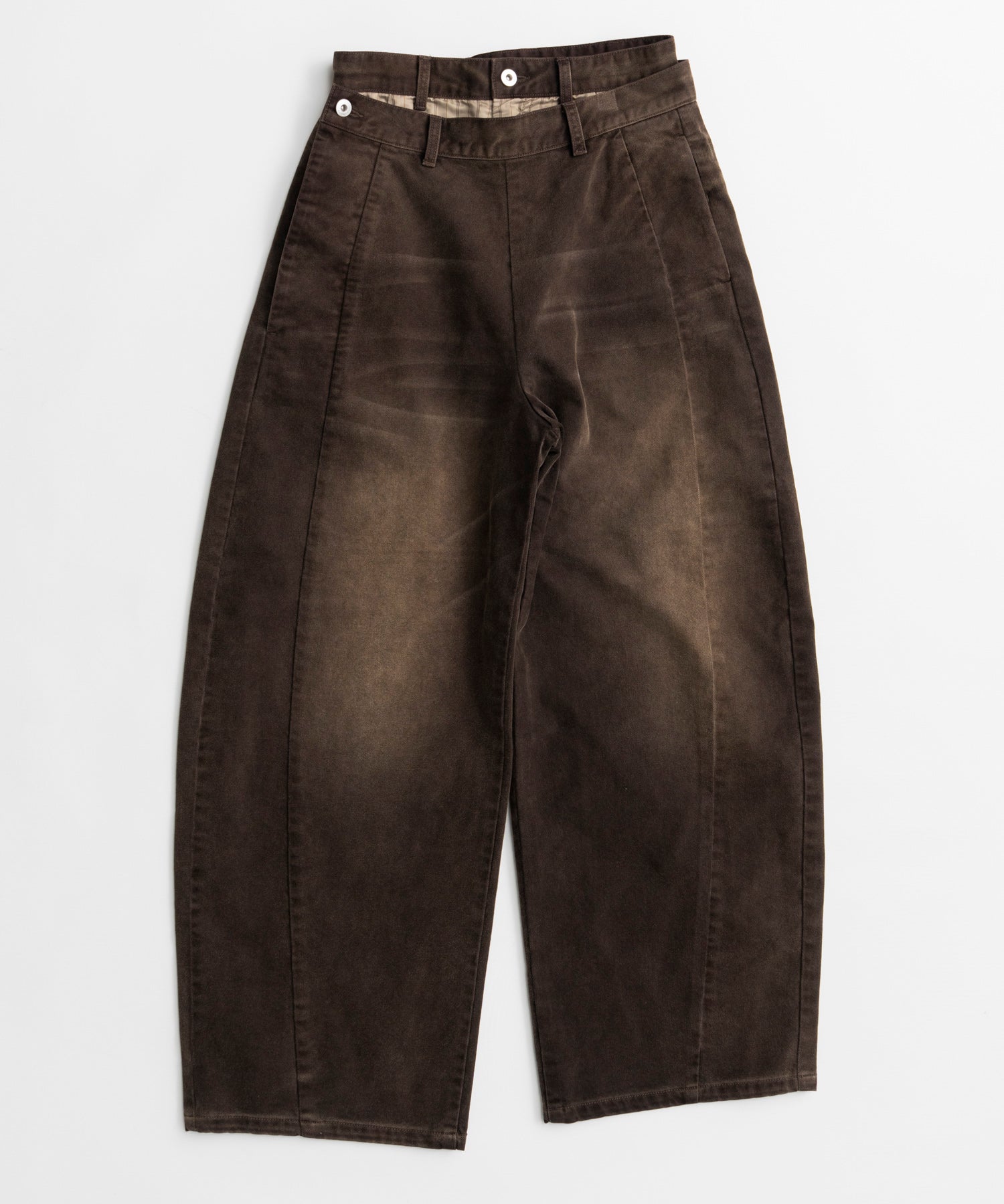 【26AUTUMN PRE-ORDER】2WAY Turn-Back Denim