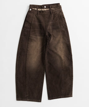 【26AUTUMN PRE-ORDER】2WAY Turn-Back Denim