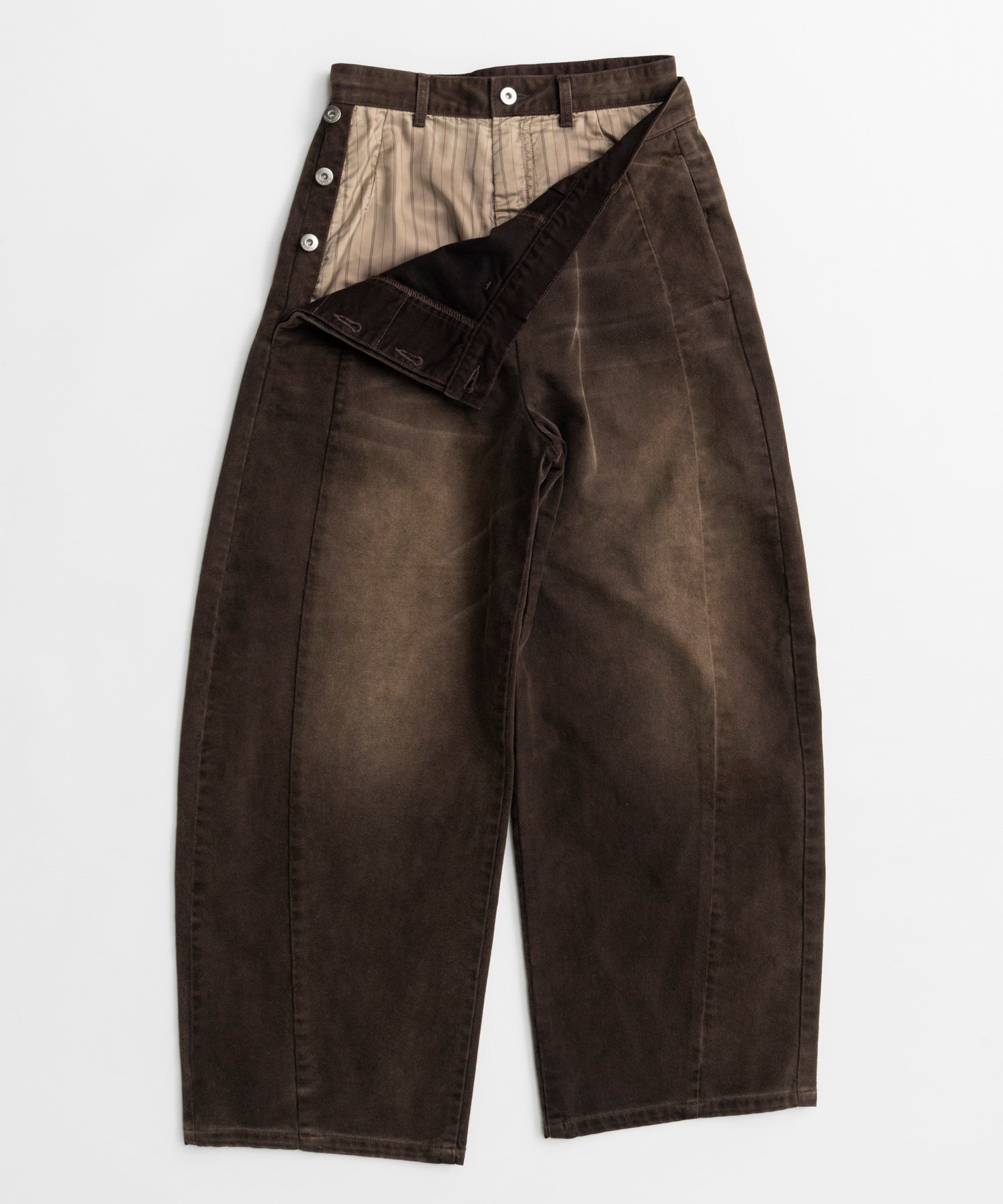 【26AUTUMN PRE-ORDER】2WAY Turn-Back Denim
