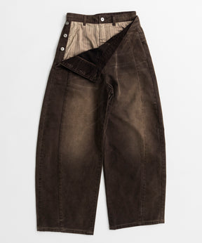 【26AUTUMN PRE-ORDER】2WAY Turn-Back Denim