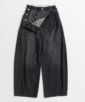 【26AUTUMN PRE-ORDER】2WAY Turn-Back Denim
