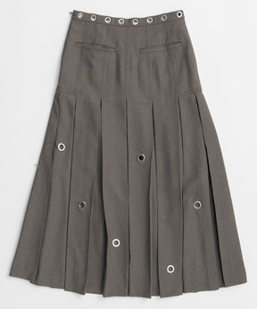 [2026Summer PRE-ORDER] Eyelet Pleated Skirt