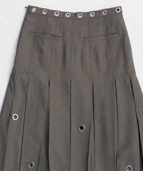 [2026Summer PRE-ORDER] Eyelet Pleated Skirt