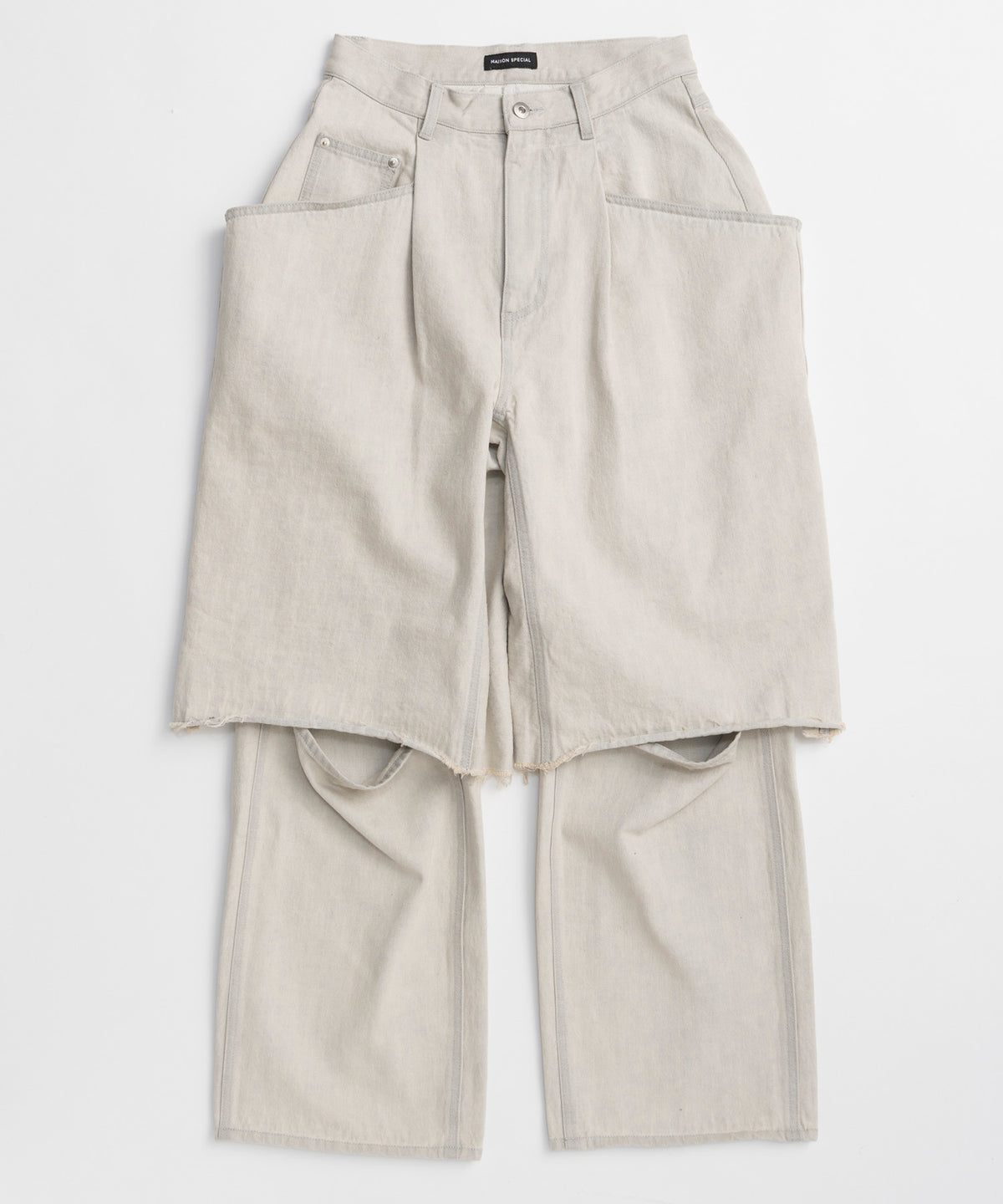 [2026Summer PRE-ORDER] Layered Denim Pants
