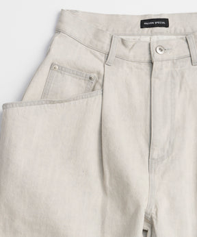 Layered Denim Pants