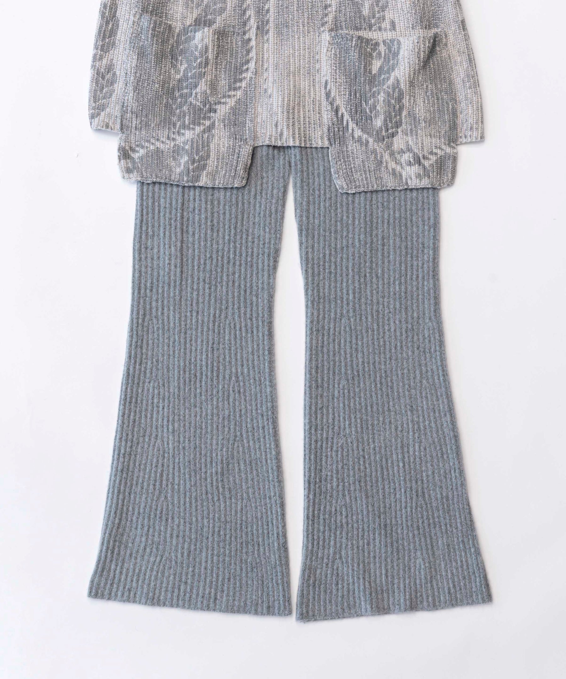 Skirt Layered Knit Pants
