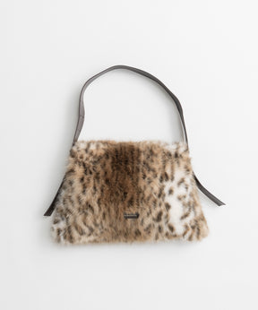 【26AUTUMN PRE-ORDER】Fur Like Square Tote Bag