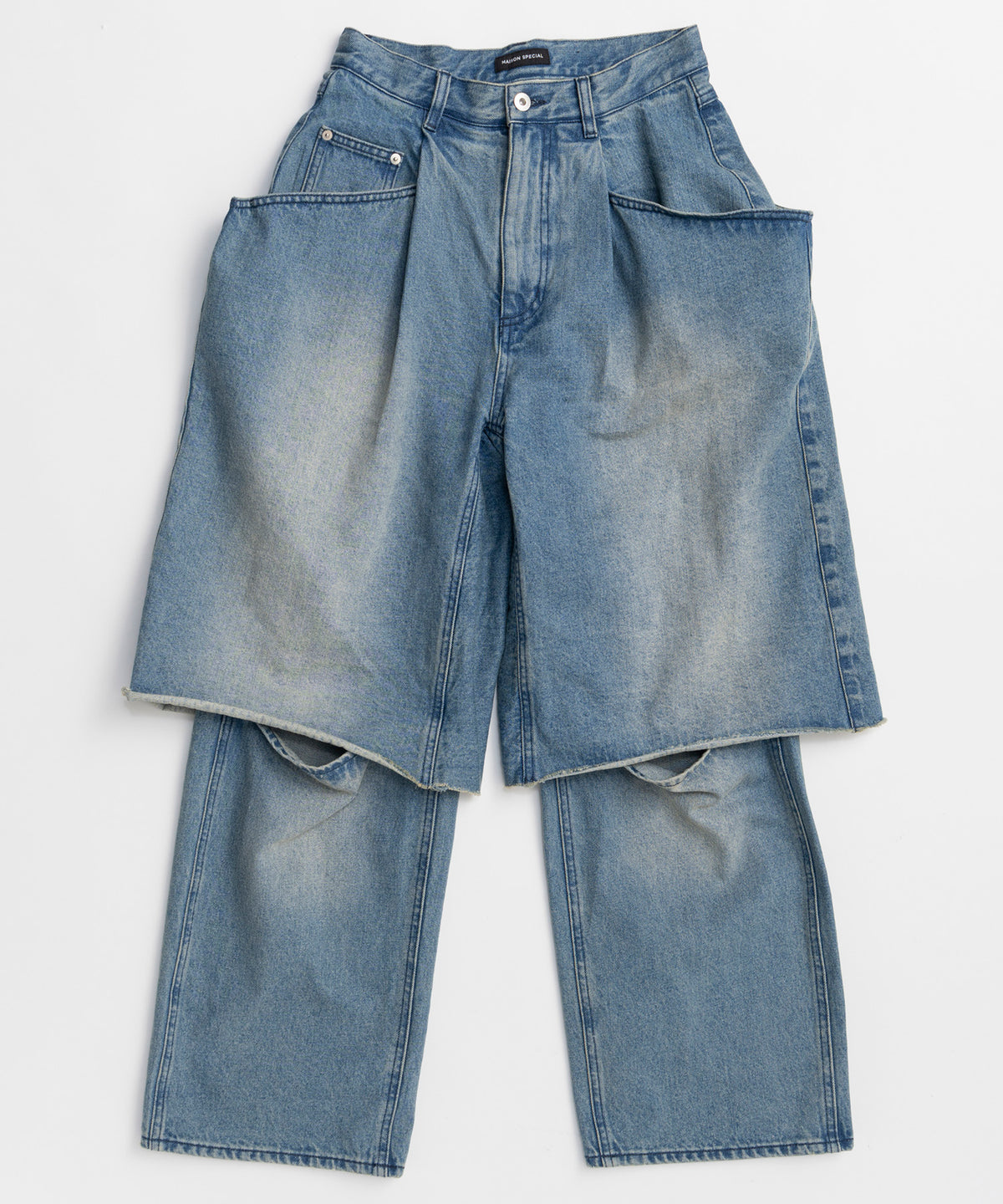 [2026Summer PRE-ORDER] Layered Denim Pants
