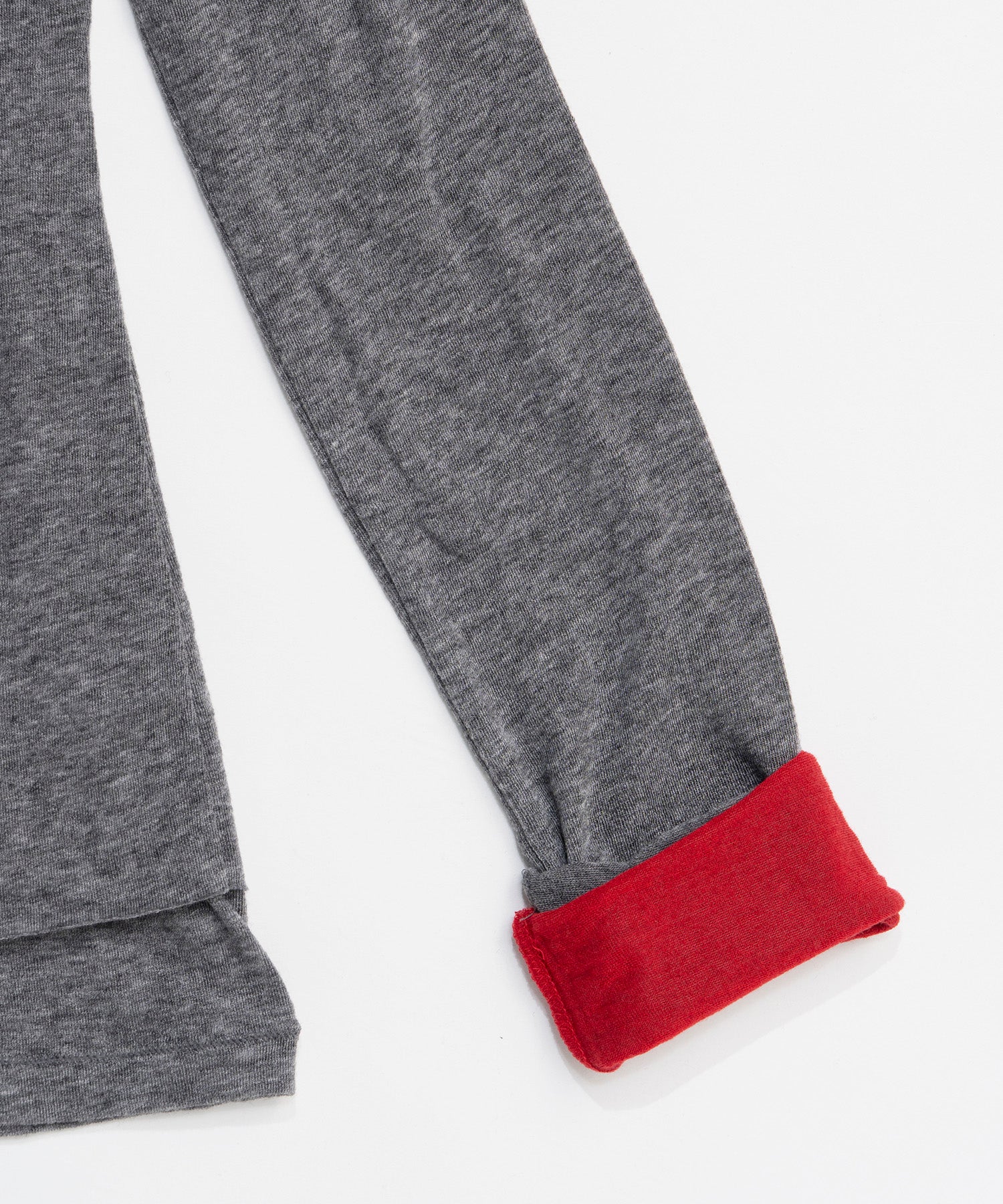 【OPEN YY】Knitted LAYERED HENLEY LOUNGE TEE