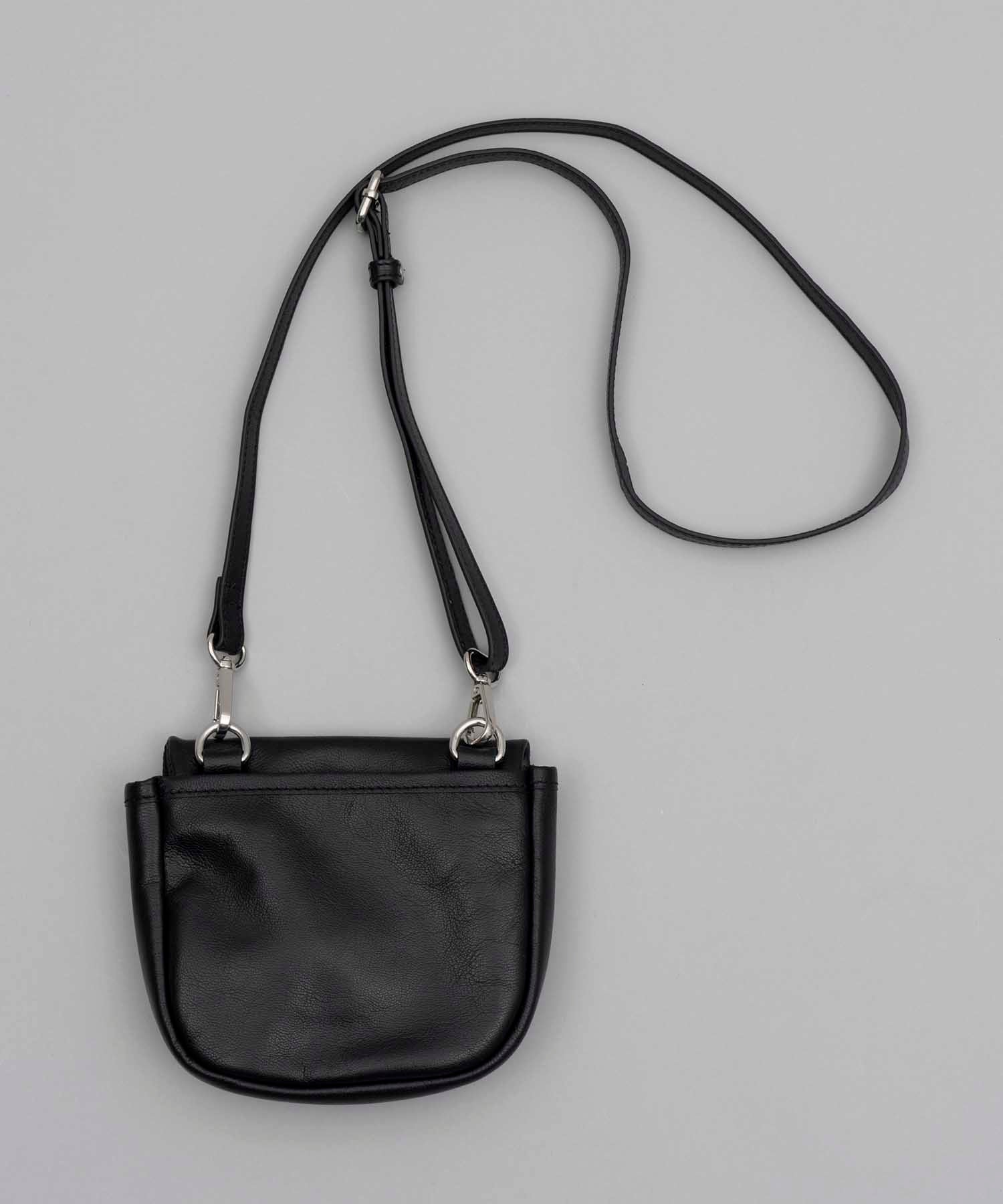 Goat Leather Flap Mini Shoulder Bag