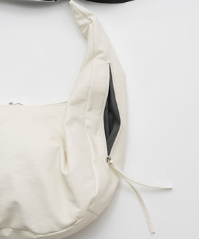【26AUTUMN PRE-ORDER】Leather-Like Round Shoulder Bag