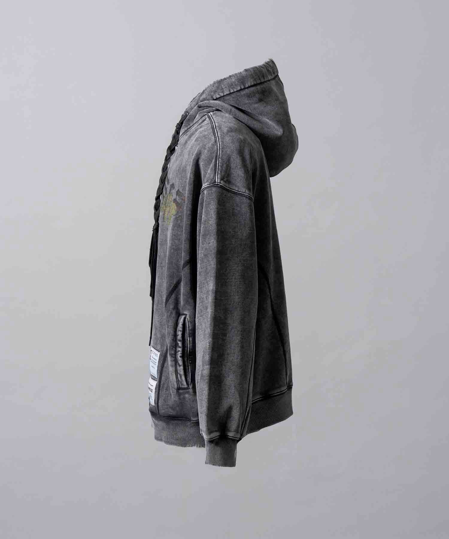 [25SS预订] [Maison Special Hypnose Association] Prime-Over Sweat Zip Hoodie