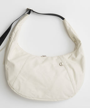 【26AUTUMN PRE-ORDER】Leather-Like Round Shoulder Bag