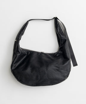 【26AUTUMN PRE-ORDER】Leather-Like Round Shoulder Bag