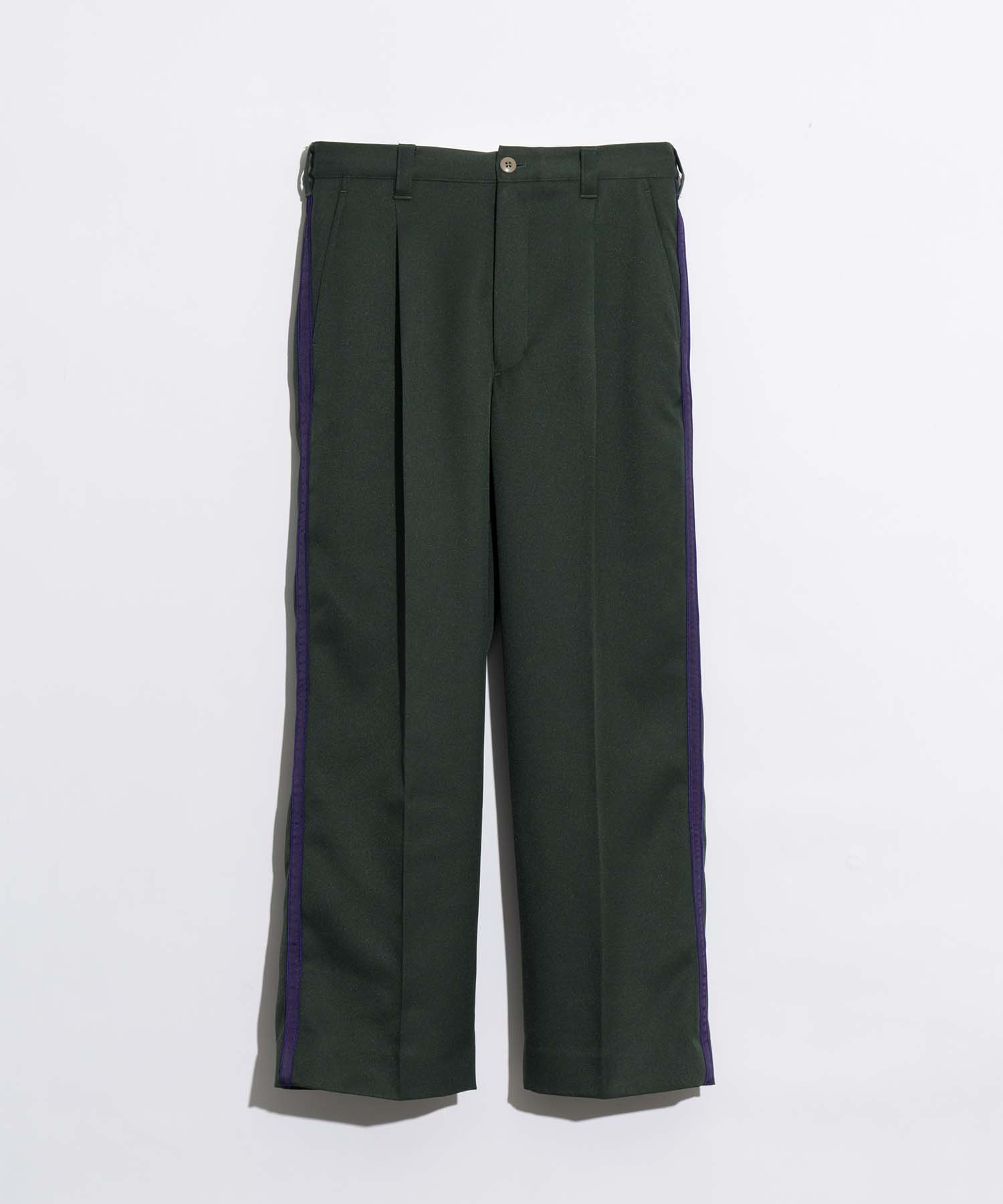 [SALE] Side LINE Twill Wide Pants