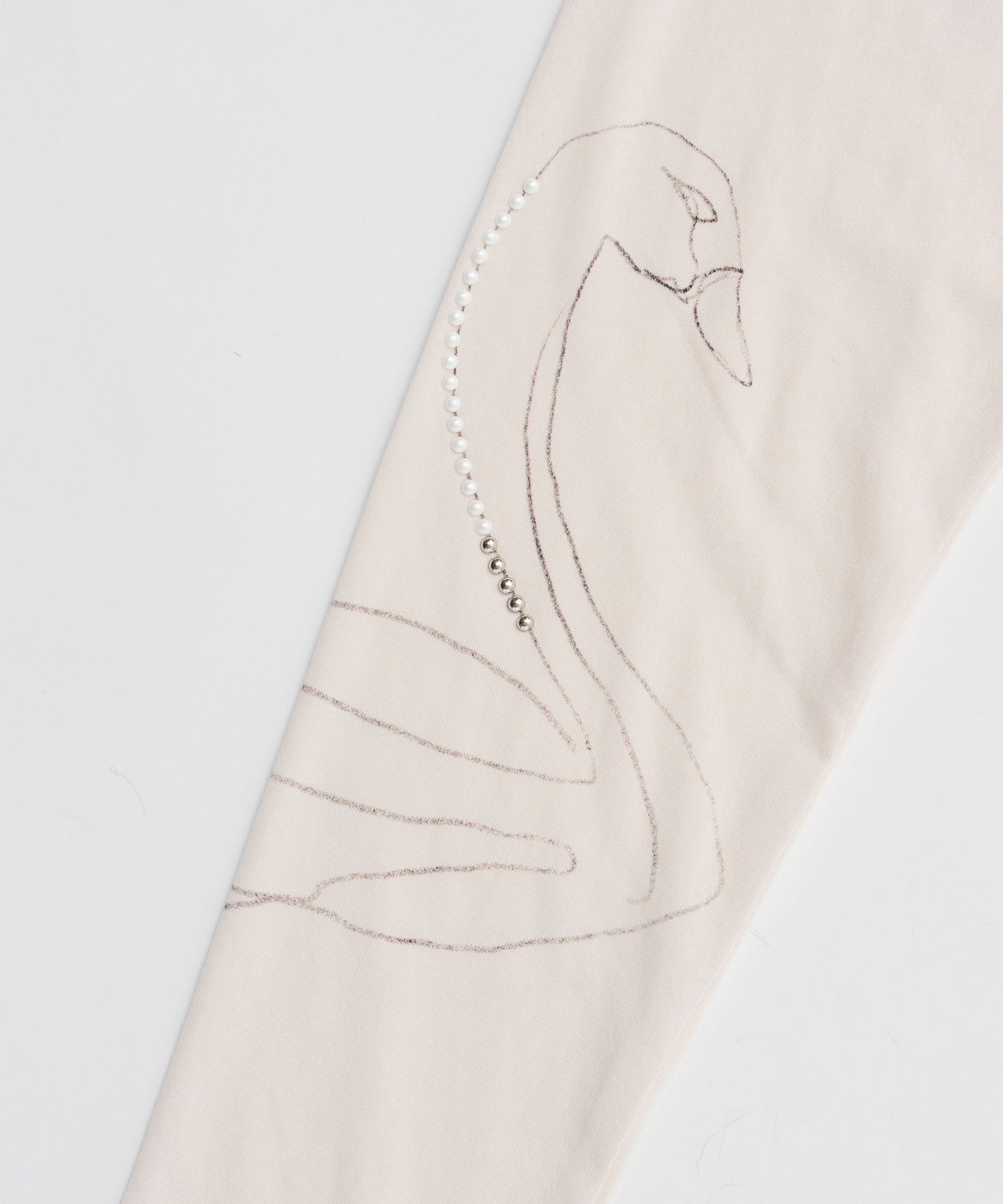 【OPEN YY】Knitted BEADED I LOVE YY TEE