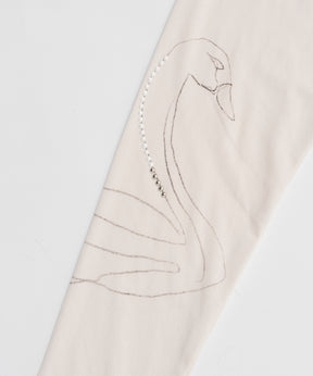 【OPEN YY】Knitted BEADED I LOVE YY TEE