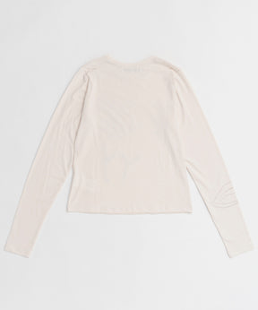 【OPEN YY】Knitted BEADED I LOVE YY TEE