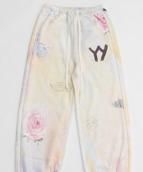 【OPEN YY】Knitted GRAPHIC LAYERED KNEE SOCKS PANTS