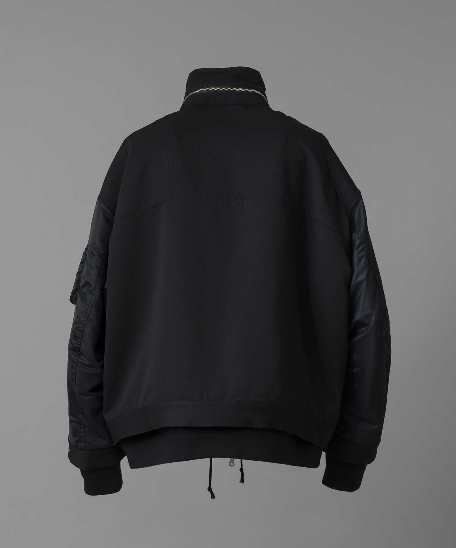 [24AW Pre-Order] Washed NYLON Prime-Over Metal Plate Blouson (Copy)