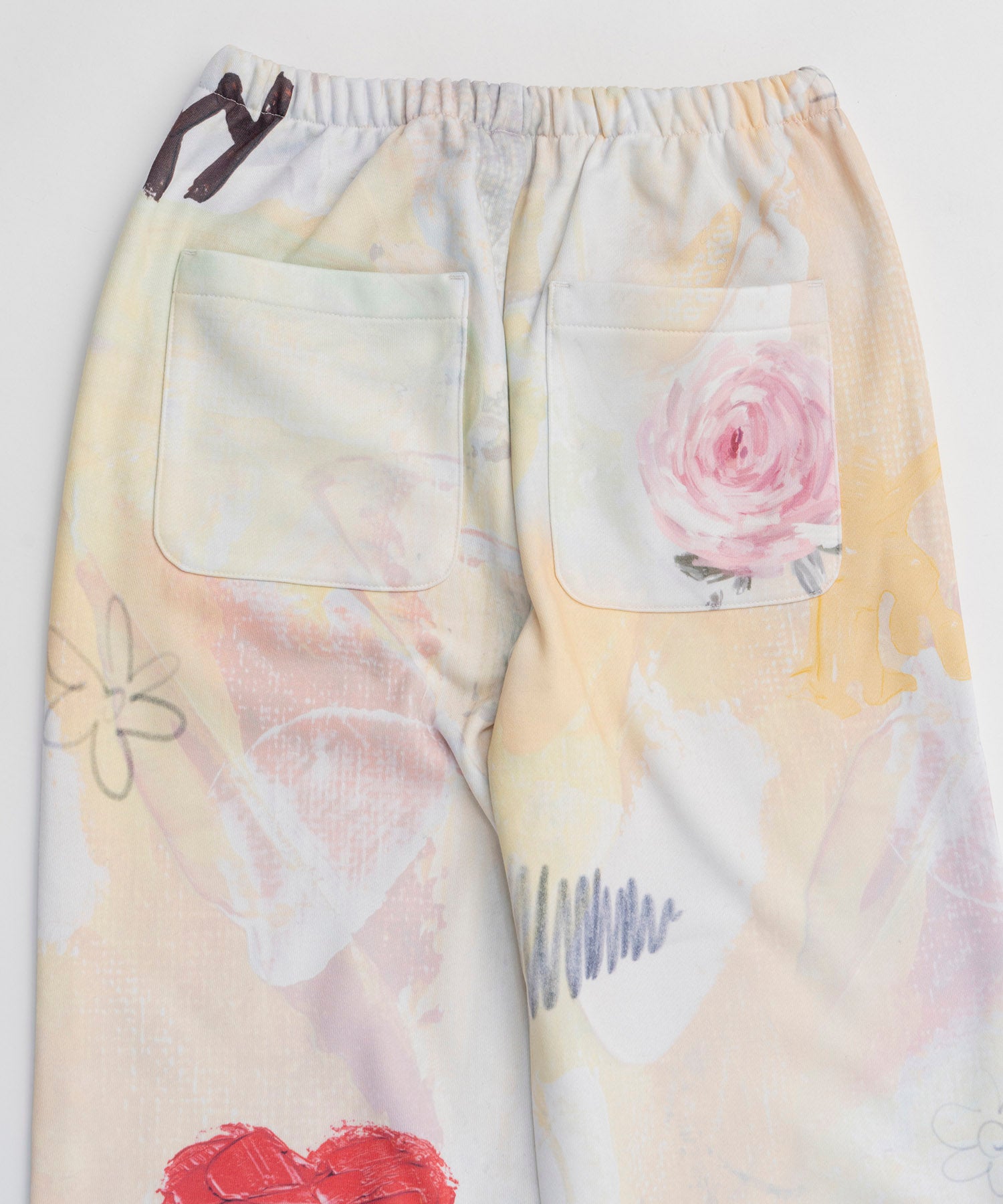 【OPEN YY】Knitted GRAPHIC LAYERED KNEE SOCKS PANTS