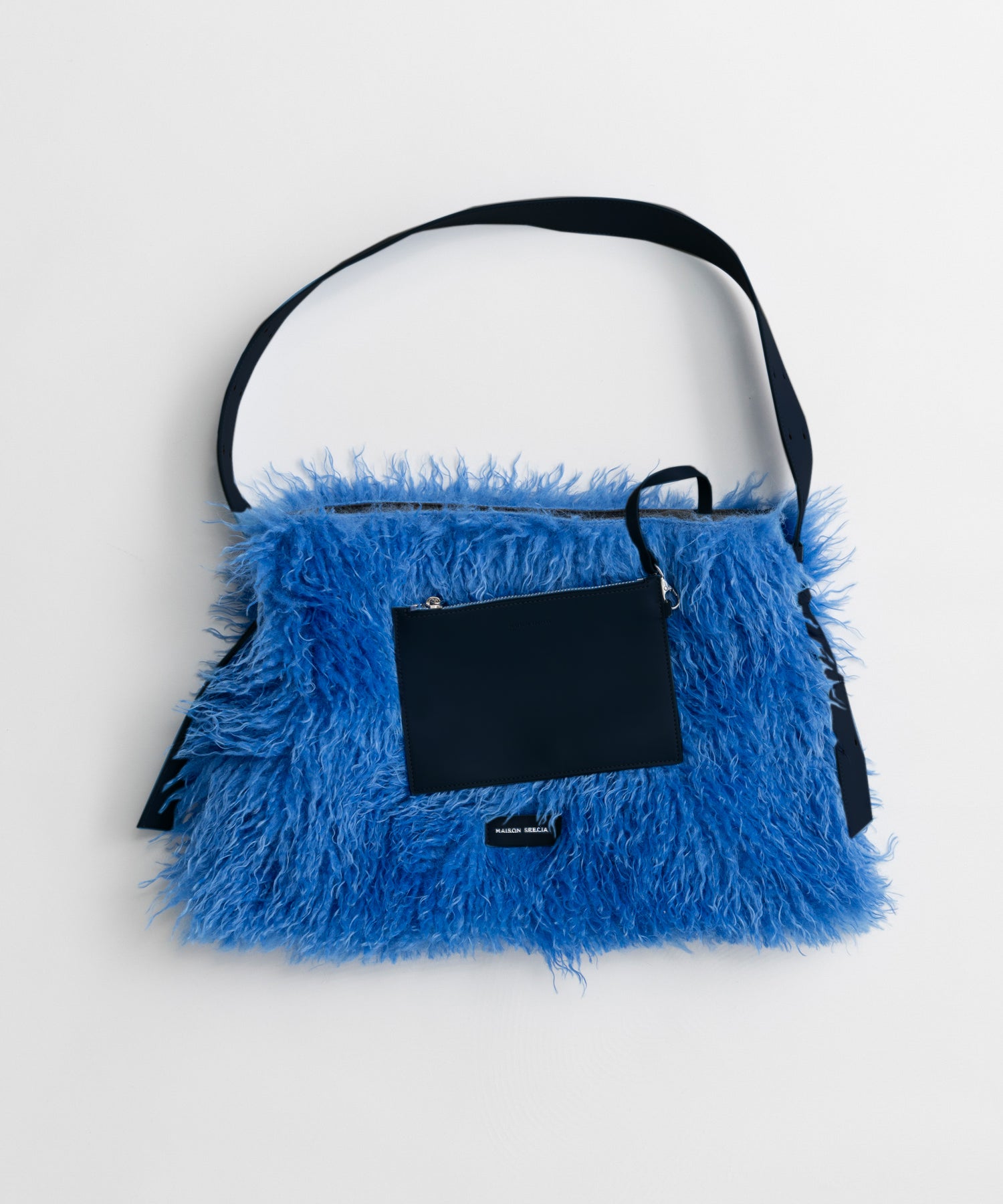 【26AUTUMN PRE-ORDER】Fur Like Square Tote Bag