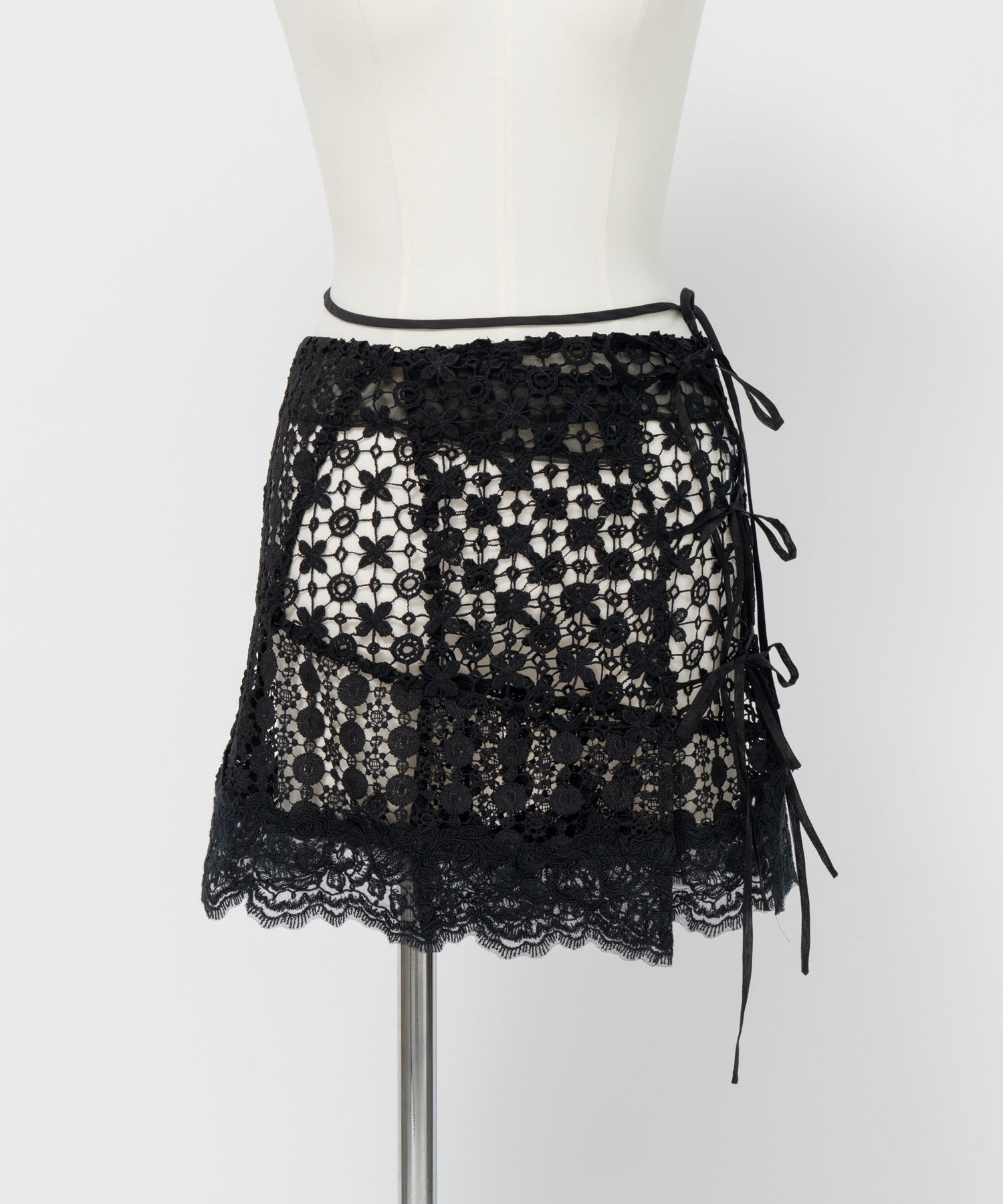 【26AUTUMN PRE-ORDER】Multi-Way Lace Wrap Skirt
