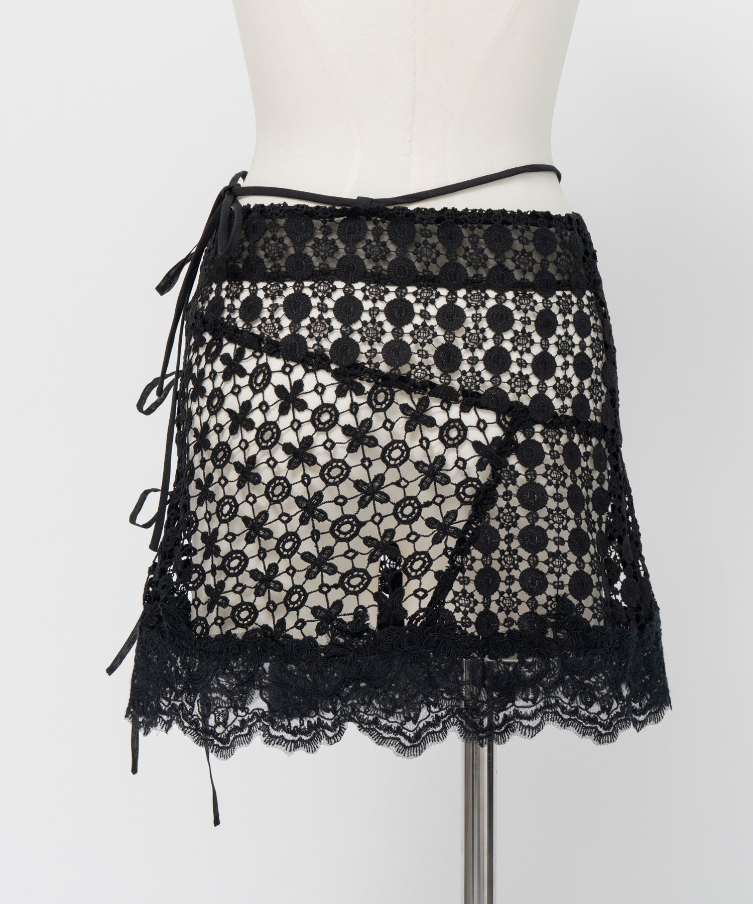 【26AUTUMN PRE-ORDER】Multi-Way Lace Wrap Skirt