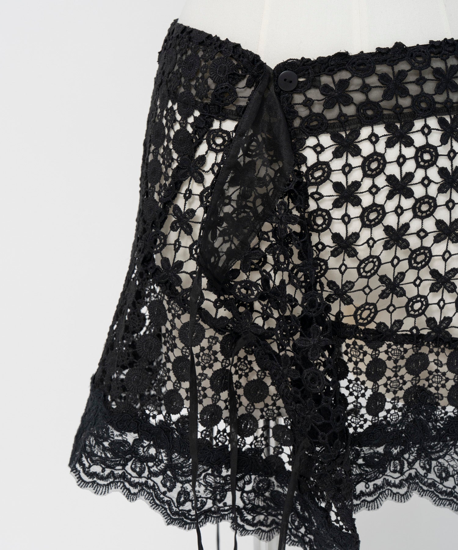 【26AUTUMN PRE-ORDER】Multi-Way Lace Wrap Skirt