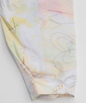 【OPEN YY】Woven GRAPHIC WRAP PADDED PANTS