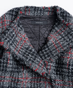 【26WINTER COLLECTION】Double-Breasted Tweed Midi Coat