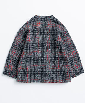 【26WINTER COLLECTION】Double-Breasted Tweed Midi Coat