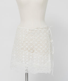 【26AUTUMN PRE-ORDER】Multi-Way Lace Wrap Skirt