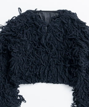 【26WINTER PRE-ORDER】Hand-Loop Knit Blouson
