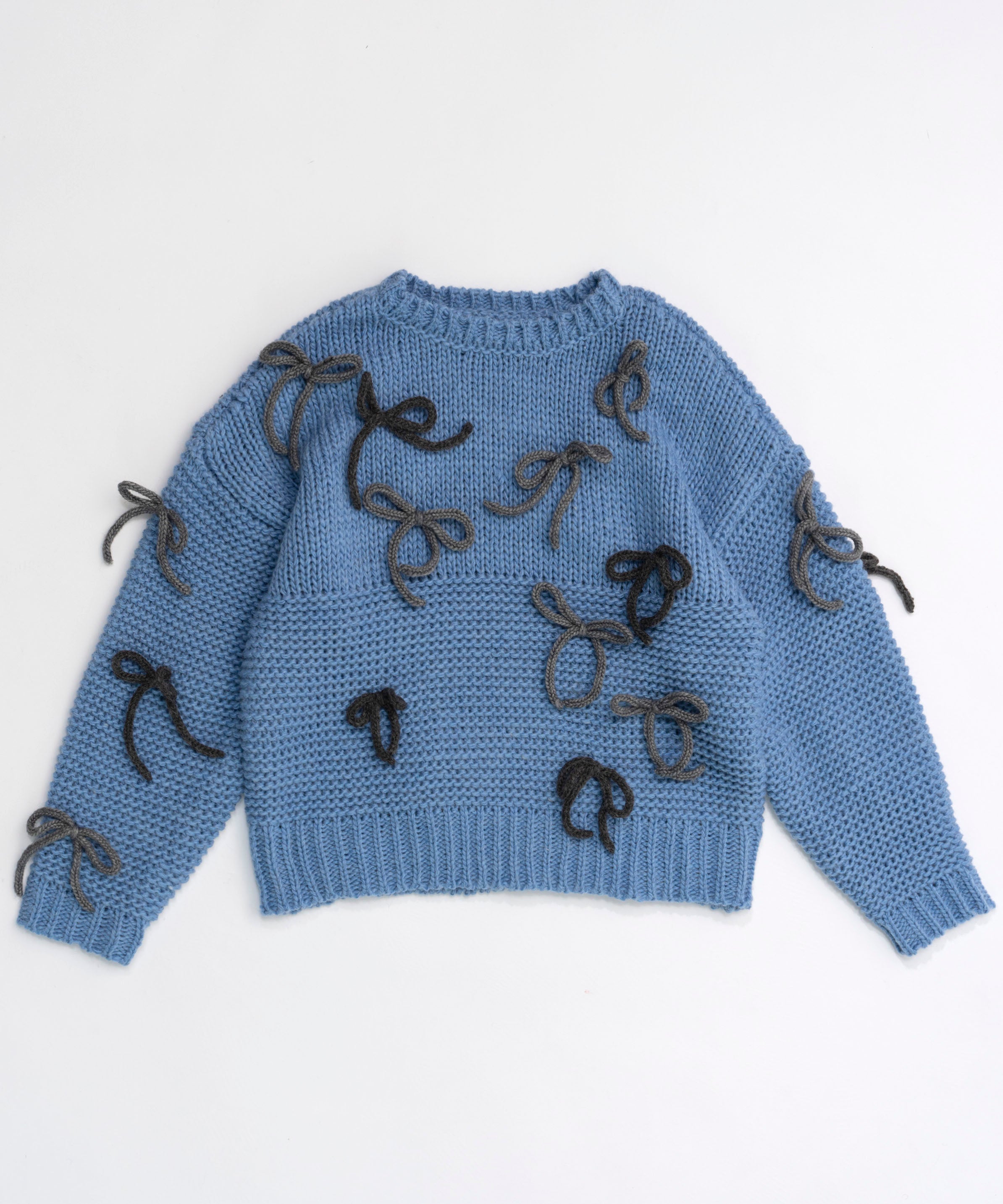 SALE】Random Ribbon Knit Tops