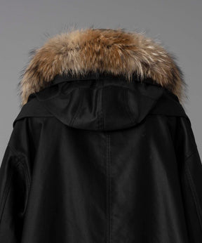 [24AW Pre-Order] SUPER140S Prime-Over Melton Balmachan Coat (Copy)