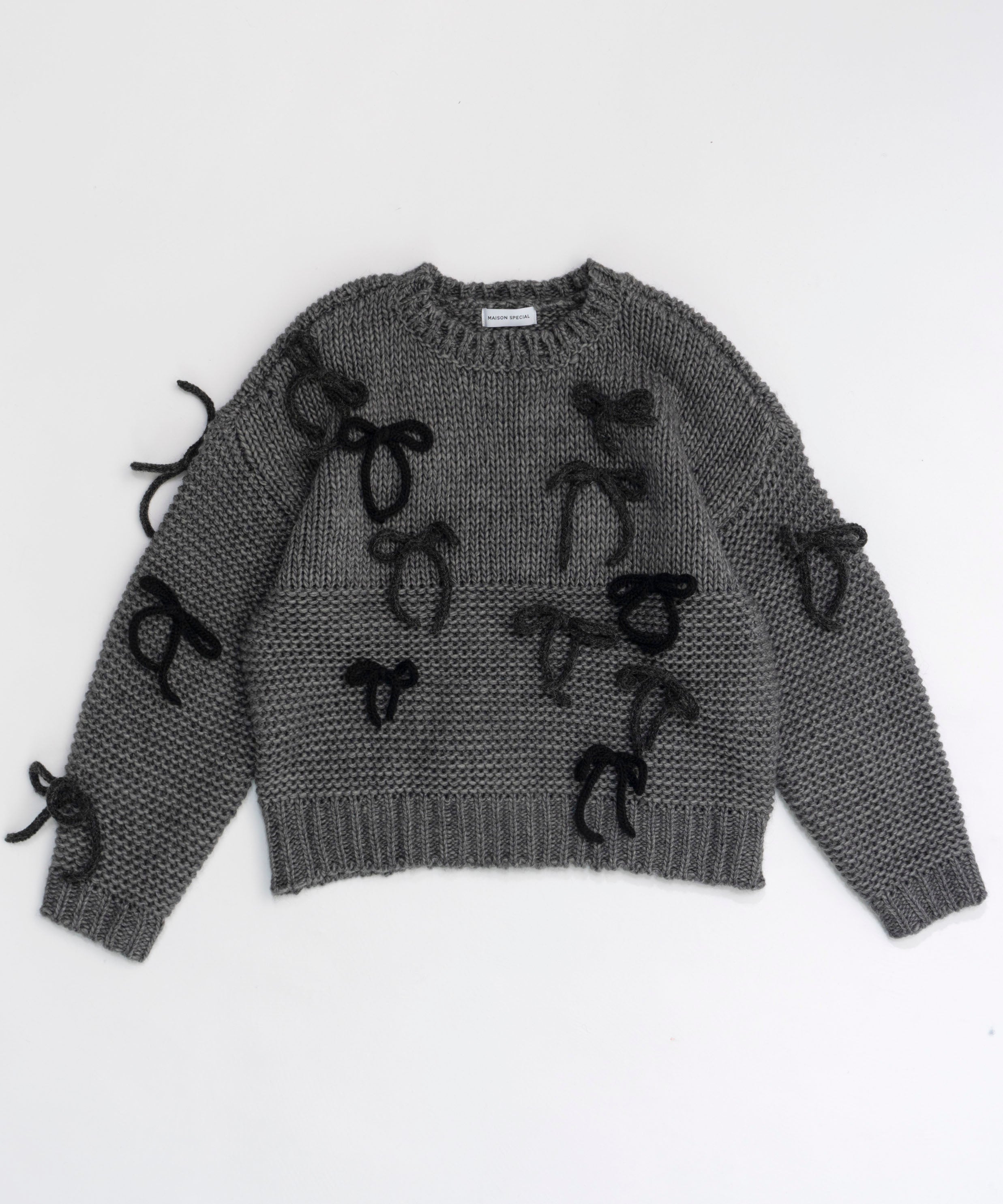SALE】Random Ribbon Knit Tops