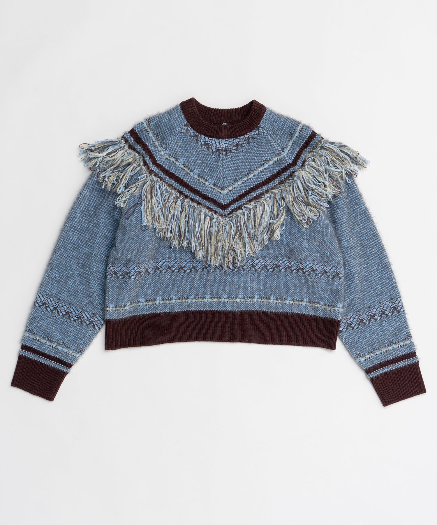 Fringe Feather Knit