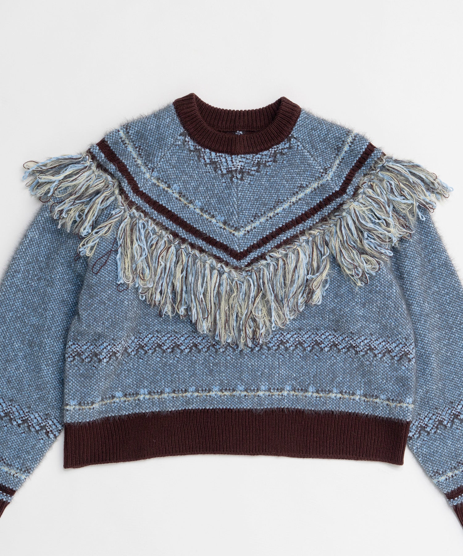 Fringe Feather Knit