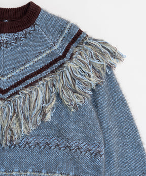 Fringe Feather Knit
