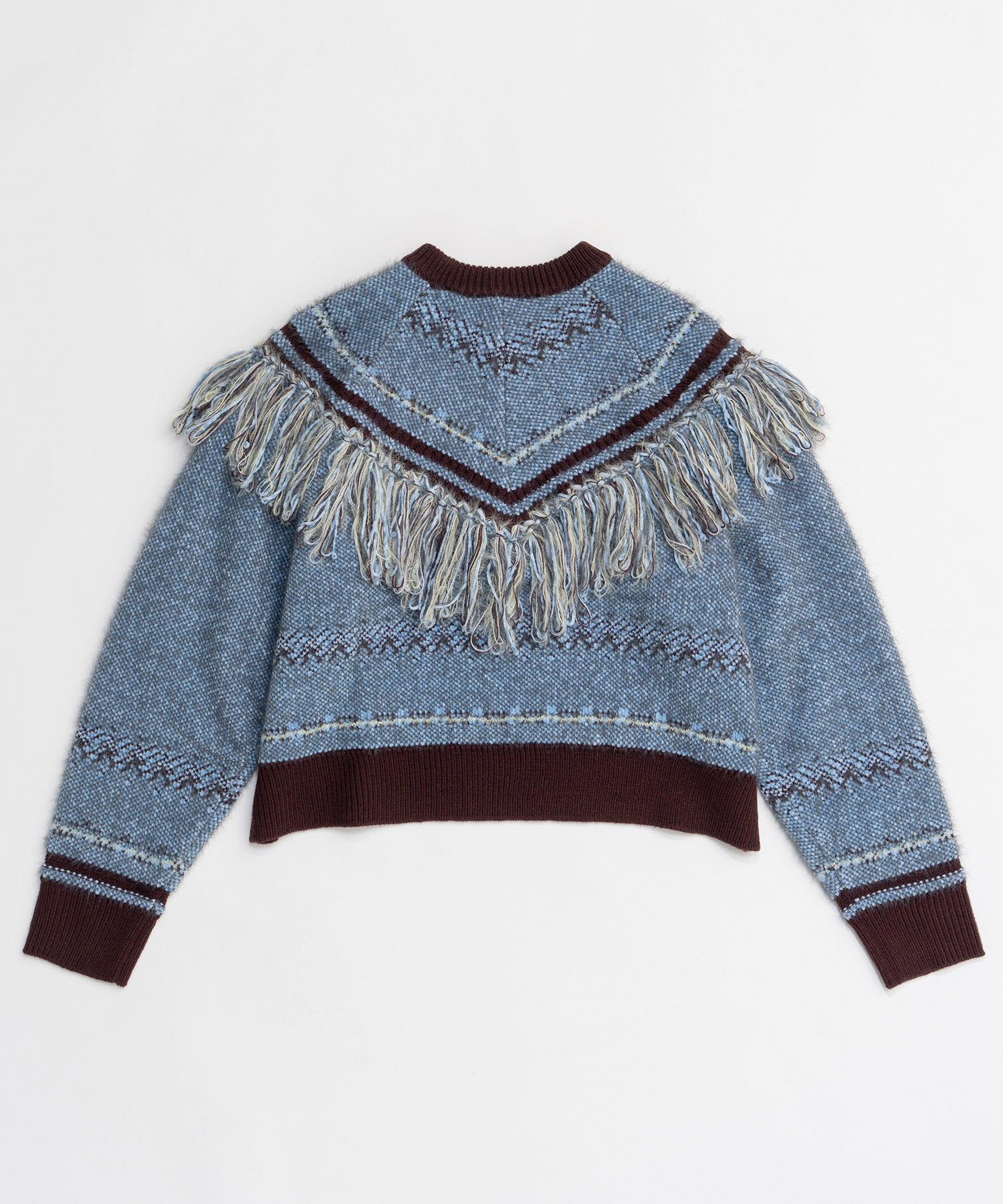 Fringe Feather Knit
