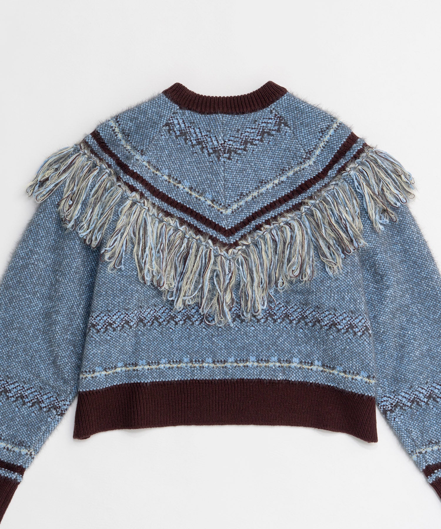 Fringe Feather Knit
